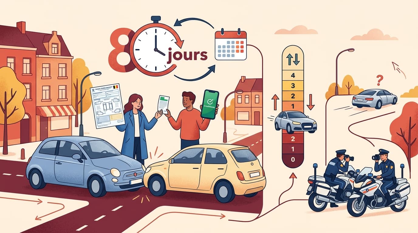 Accident de voiture en Belgique : que faire ?